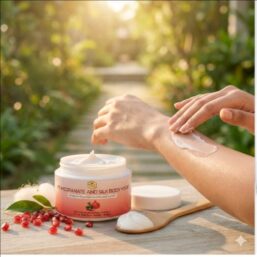 Pomegranate and silk body yogurt