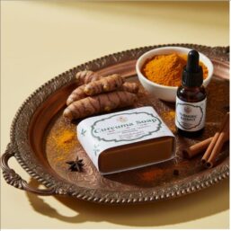 A herbal Curcuma Soap