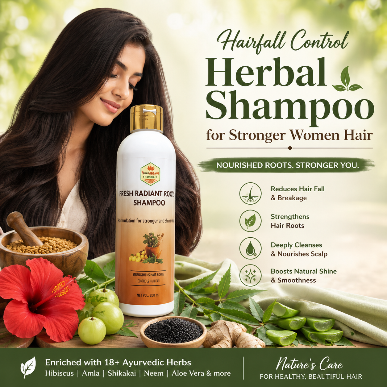 Hairfall Control Herbal Shampoo