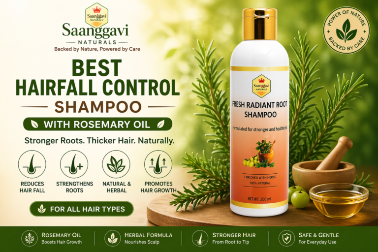 Best Hairfall Control Shampoo with Rosemary Oil