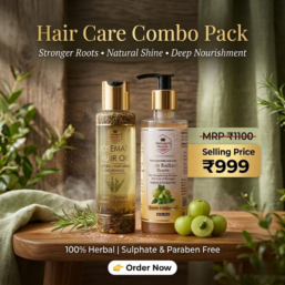 Hair Care Combo Pack (Rosemary Oil + Herbal Shampoo)