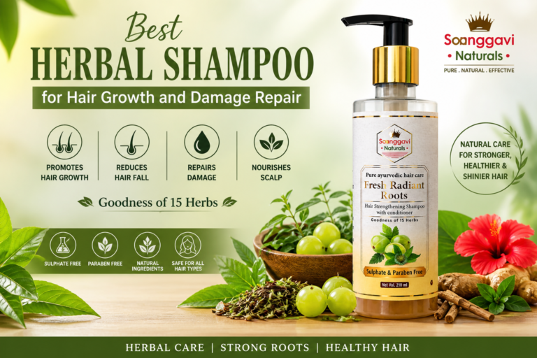 Best Herbal Shampoo for Hair Growth and Damage Repair
