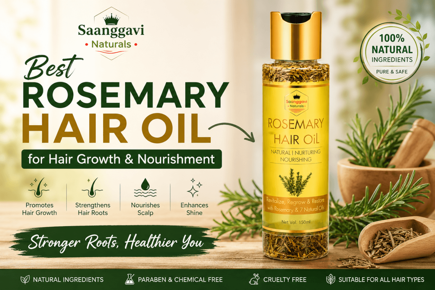 Rosemary oil for hair growth