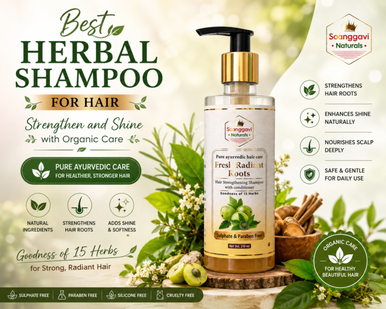Best Herbal Shampoo for Hair | Strengthen and Shine with Organic Care