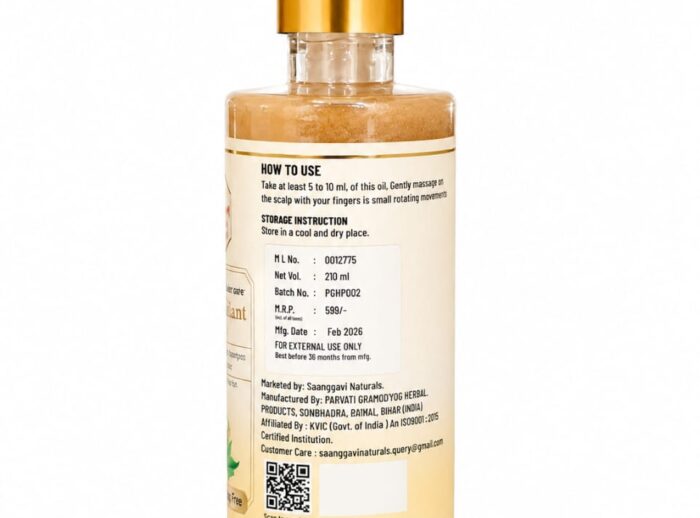 Ayurvedic Herbal Shampoo with 15 Herbs by Saanggavi Naturals
