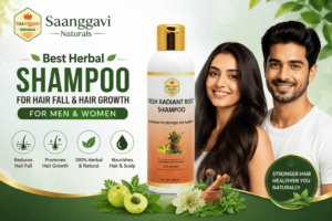 Best herbal shampoo for hair fall and hair growth for men and women with Ayurvedic herbs