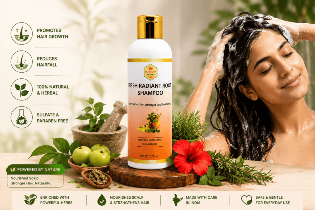 Best herbal shampoo for hair growth and hairfall control in India