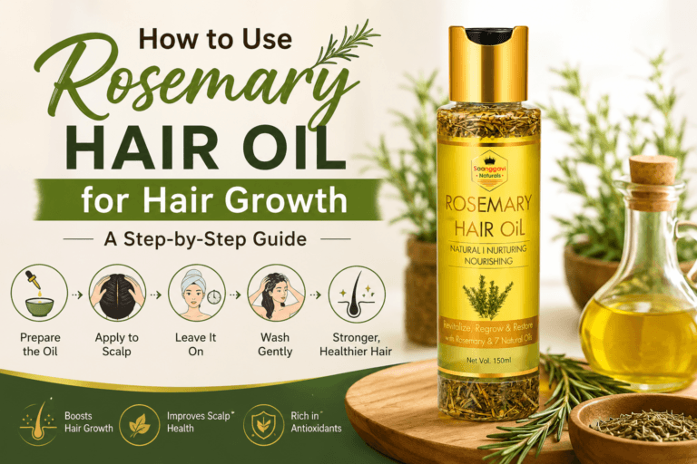 How to Use Rosemary Hair Oil for Hair Growth: A Step-by-Step Guide
