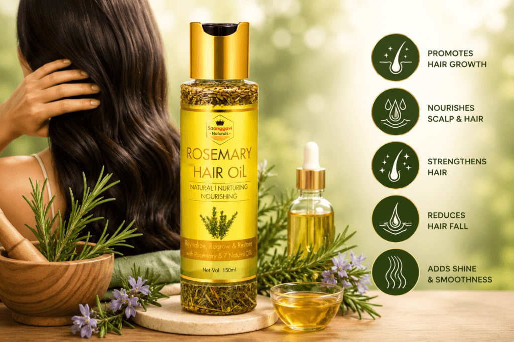 Rosemary oil for Hair growth